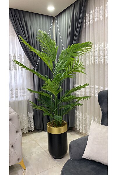İremÇiçekçilik Yapay Ağaç Yapay Çiçek Uygula Salon Çiçeği 210 Cm 18 Yaprak