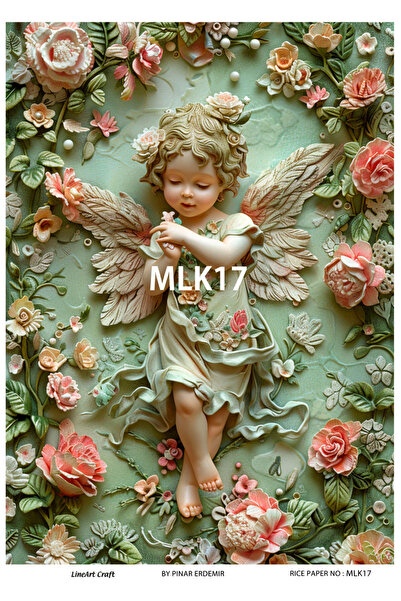 LİNEART LineArt Pirinç Dekopaj Kağıdı LA-MLK17