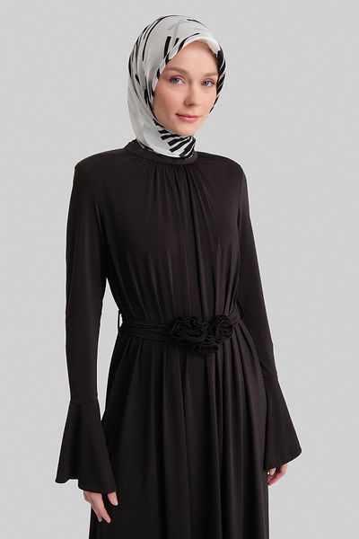 Armine Μαύρο φόρεμα Elegance - Παγιέτες, Μοντέλο No: 24y9823