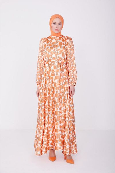 Armine Dress 23yd2522 Orange