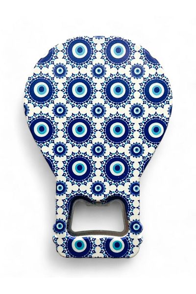 GALATA GIFT Bottle Opener Magnet Balloon Shape Evil Eye Beaded Soda Gas Opener Decorative Fridge Magnet