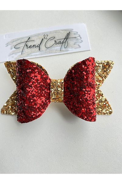 Trend Toka Glitter Sequin Automatic Bow Buckle