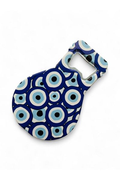 GALATA GIFT Bottle Opener Magnet Balloon Shape Evil Eye Beaded Soda Gas Opener Decorative Fridge Magnet