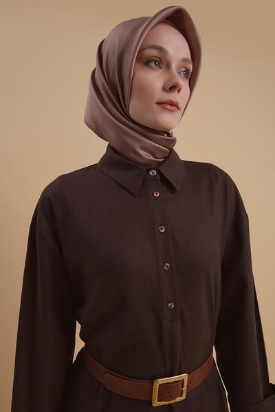 Armine Rochie de in maro amar - Manșetă groasă, Model 24y9830