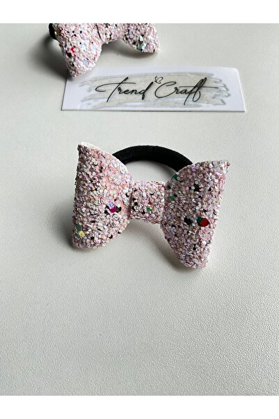 Trend Toka Glitter Payet 2’Lİ Fiyonk Lastikli Toka