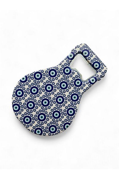 GALATA GIFT Bottle Opener Magnet Balloon Shape Evil Eye Beaded Soda Gas Opener Decorative Fridge Magnet