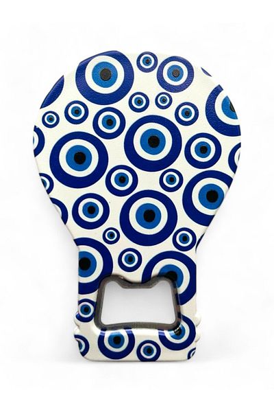 GALATA GIFT Bottle Opener Magnet Balloon Shape Evil Eye Beaded Soda Gas Opener Decorative Fridge Magnet