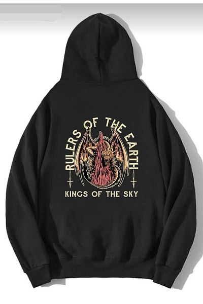 FULL TOLERANCE Unisex Oversize King Dragon Hoodie