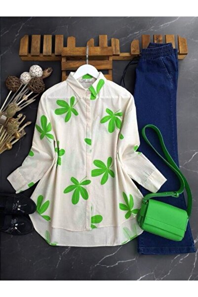 TCN Linen Shirt 5326 - Hawk Branch Patterned and Loose