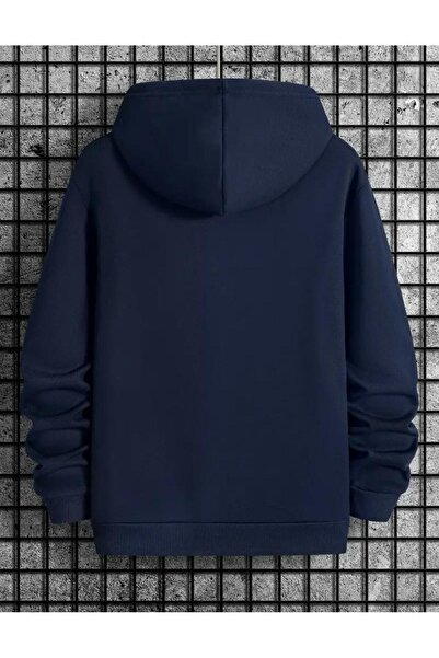 caddekombin Φούτερ με κουκούλα με 2 κλωστές με σχέδιο NY