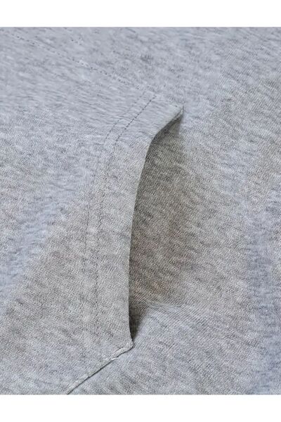 caddekombin Φούτερ με κουκούλα με μοτίβο King, μάλλινο εσωτερικό, 2 κλωστές, με τσέπες