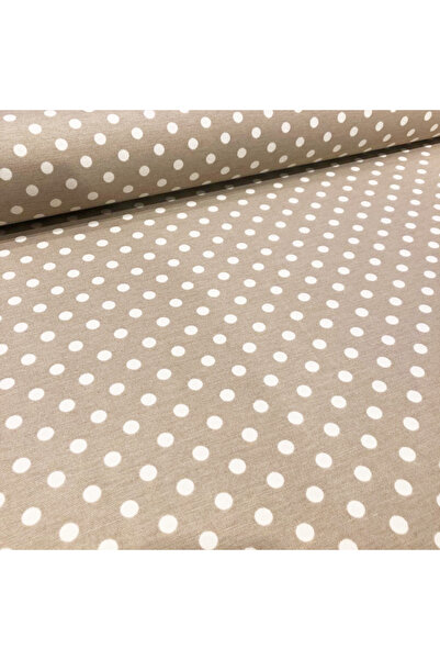 Ezgi Μπεζ πουά ύφασμα - Παπλωματοθήκη, Σεντόνια, Κάλυμμα