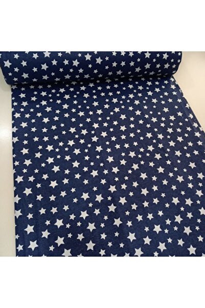 Ezgi Duvet Cover, Bed Sheet, Cover, Navy Blue Star Fabric