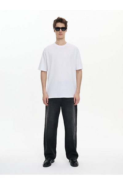 Ltb Tricou alb - Text contrastant