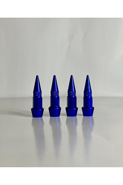 OTOMOR AKSESUAR Sivri Sibop Kapağı Mavi Metal Kurşun Araba Motor Bisiklet