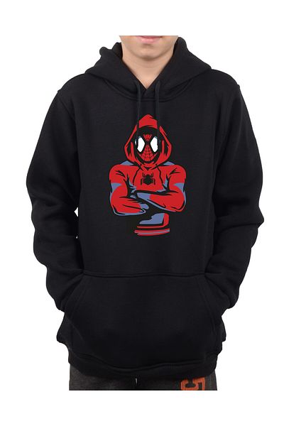 Uniquetex Мъжко-детски суитшърт с качулка - VEK Spider