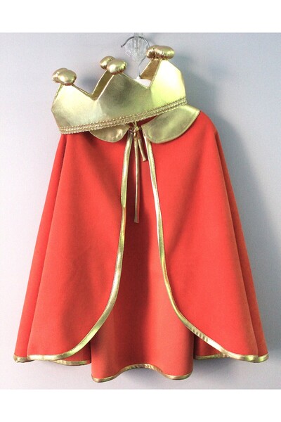 MudMarks طقم عباءة للأطفال وتاج الملك