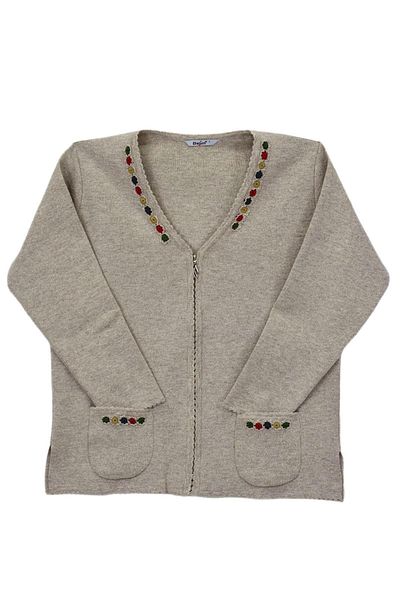 BELİN Women's Mother Zipper Cardigan Bgl-St03940