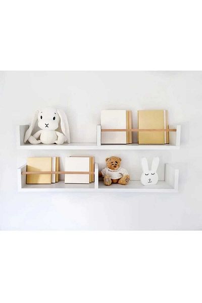 EGN WOODS 80cmx2 Bibliotecă și Organizator de Baie - 40+40 Raft pentru condimente