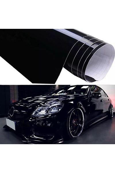 Fox Glossy Black Foil Coating Compatible Air Ducted 152cm X 30cm