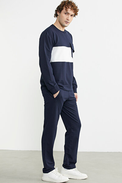 Sementa Σετ αθλητικών φόρμες Navy Blue Block ριγέ