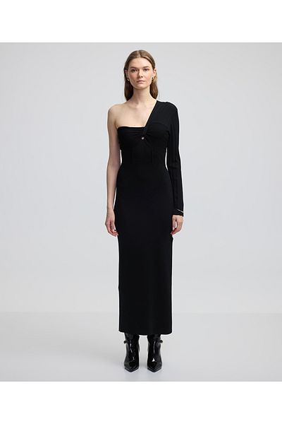 İpekyol Asymmetrical Sleeve Knitwear Dress