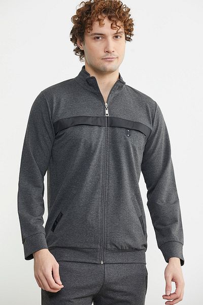 Sementa Σετ φόρμας με φερμουάρ Stand Collar - Anthracite