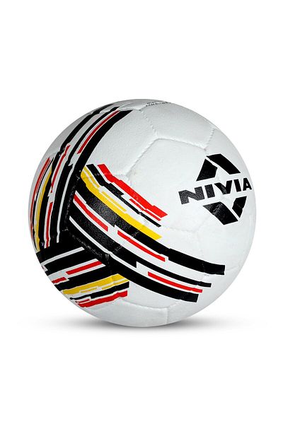 Nivia Country Colour Germany Football | White/black | Size 3 | Machine Stitched | Waterproof