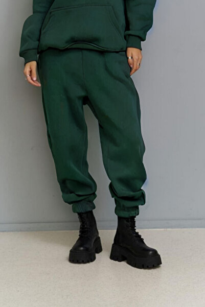 YAKAMEL Γυναικείο χειμερινό αθλητικό παντελόνι jogger με ελαστικό τελείωμα κα...