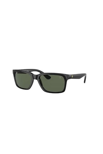 Ray-Ban Ray Ban Unisex Rectangle Sunglasses- Rb 4393m - Lense Size:56mm - Black On Rubber Black