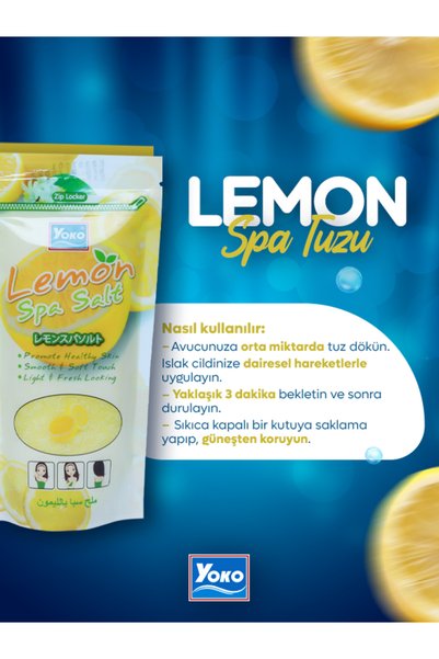 YOKO Brightening Lemon Body Spa Salt 300 Gr.