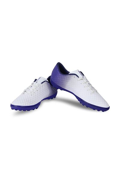 Nivia Oslar 2.0 Football Shoes | White/purple | 6 Uk/7 Us/40 Eu | Breathable Mesh Upper | Insole