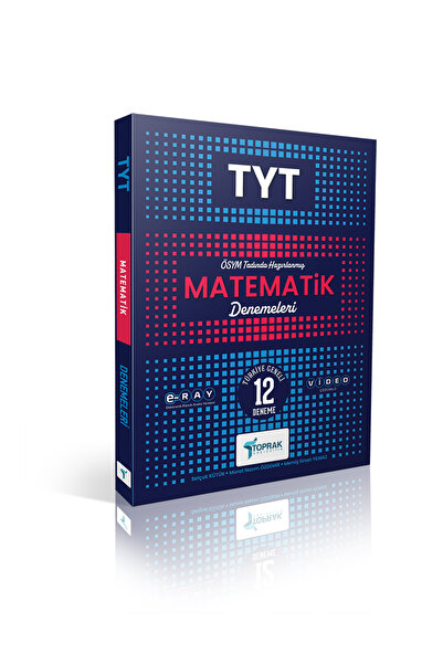 Toprak Yayıncılık 12' Li Tyt Matematik Deneme Kitabı Tamamı Video Çözümlü