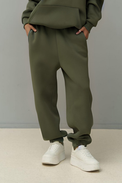 YAKAMEL Γυναικείο χειμερινό αθλητικό παντελόνι jogger με ελαστικό τελείωμα κα...