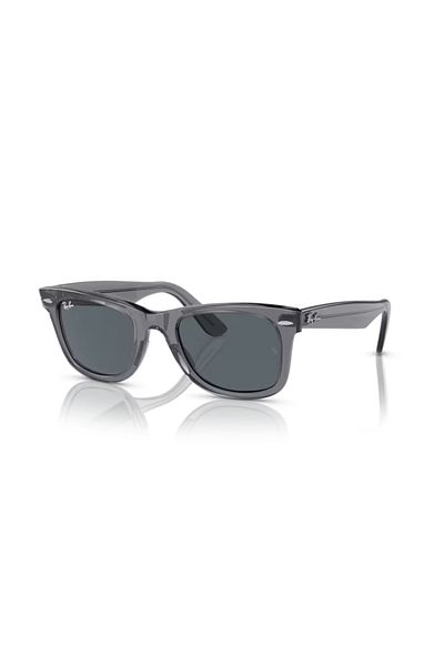 Ray-Ban Ray Ban Unisex Square Wayfarer Sunglasses- Rb 2140 - Lense Size:50mm - Transparent Gray