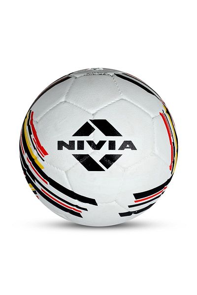 Nivia Country Colour Germany Football | White/black | Size 3 | Machine Stitched | Waterproof