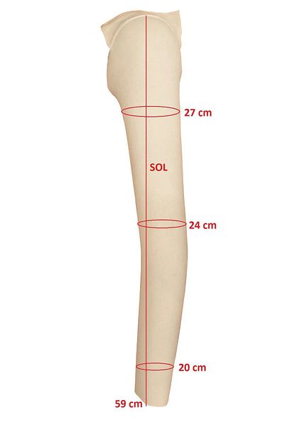Manken İstanbul Sponge Complete Needle Sinkable Mobile Left Side 36/38/40 Size Compatible Proofing Manikin Handle