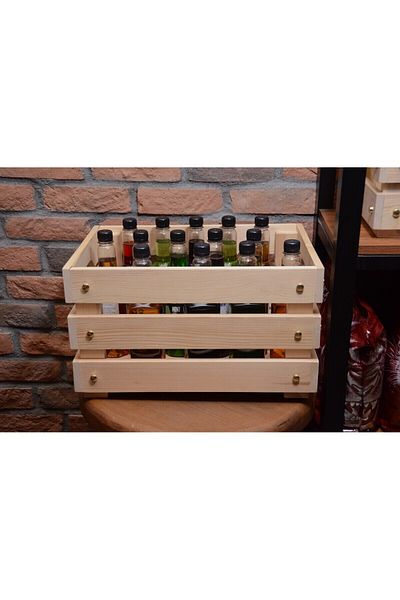 noahwood Solid Wood Multi-Purpose Organizer