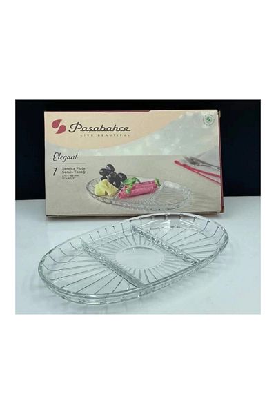 Paşabahçe 54903 Elegant Divided Plate 16X28Cm