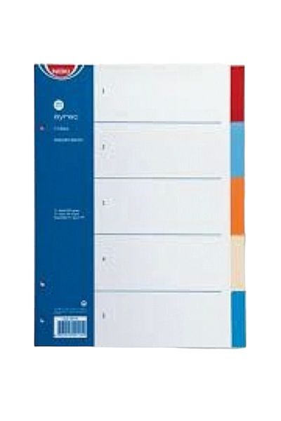 Noki Noki Diversion 5 Colors Pp (Index Seperator) (5 Pack / 25 Pieces)