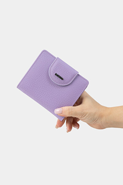 Grande 2818 Model Genuine Leather Lilac Women's Wallet
