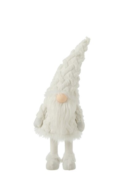 Laromita Decoration PELUŞ ŞAPKALI BEYAZ NOEL BABA