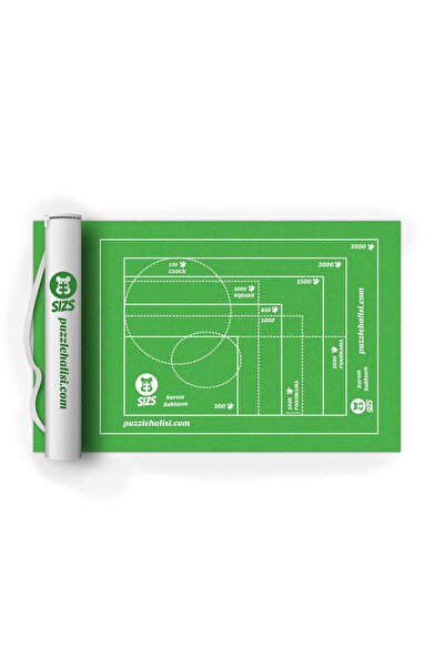 Sizs Puzzle Halısı - 3000 Parçaya Kadar Puzzle Tepsisi - 4'lü Set