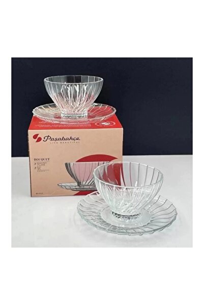Paşabahçe 950110 Bauquet Çorba Kasesi ve Tabağı 2'li