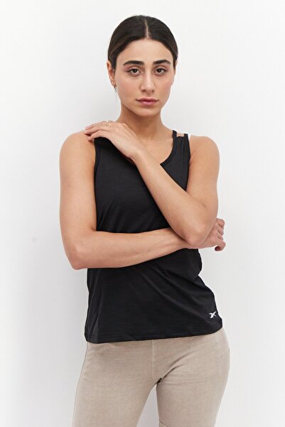 Reebok Women Sportswear Fit Sleeveless Training Tank Top, Black