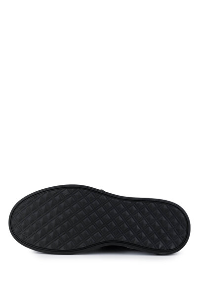 Tamer Tanca Erkek Hakiki Deri Siyah Deri Casual Ayakkabı