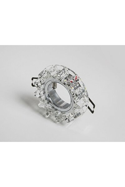 Cata Karanfil Dekoratif Cam Spot Yuvarlak Kristal Krom 3w Efektli 4000K GU10 ...