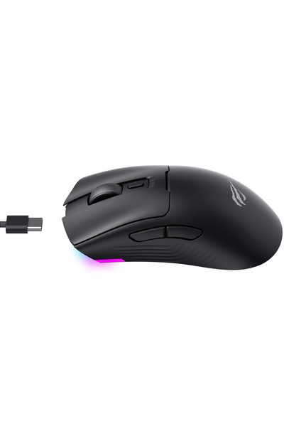 Havit Gamenote MS966WB Profesyonel PMW3325 Ultra Hafif 10.000 DPI RGB Wireless Gaming Oyuncu Mouse