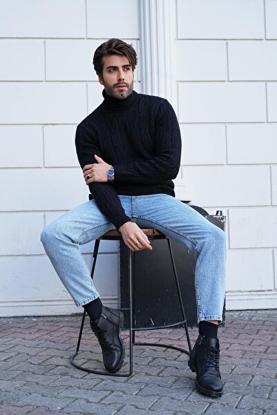 Figo Thick Fisherman Men's Sweater