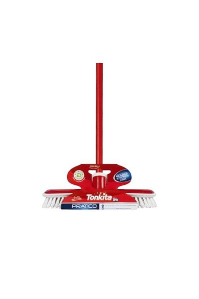 Tonkita Pratico Push Broom + Stick